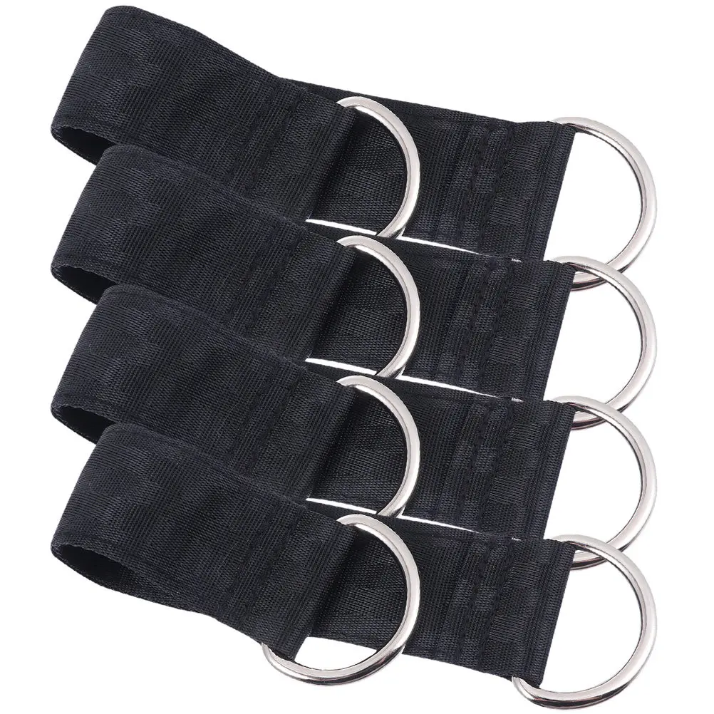 Pull Up Assistance Straps 4 Piece Workout Belts for Horizontal Bar Leg Raises Core Strength Training
