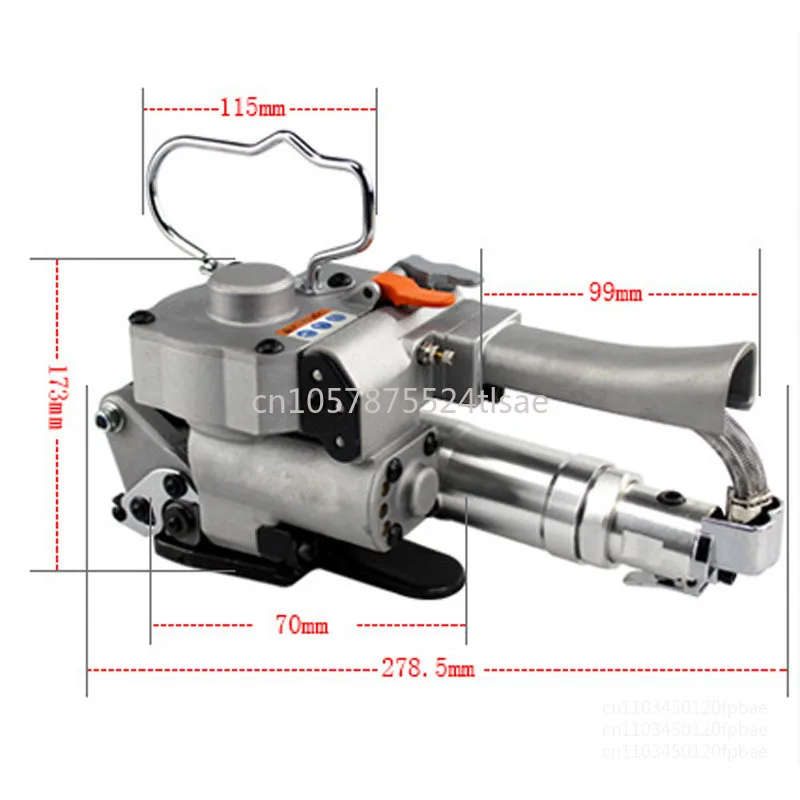 

Pneumatic Portable Strapping Wrapping Banding Machine 12-19mm PP PET Plastic Strap Baler
