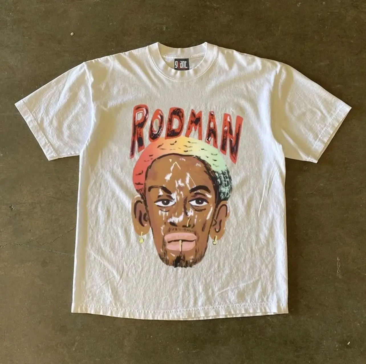 

American High Street European and American Printing Small Loose Comfortable Casual Cotton Short-sleeved T-shirt Men and Women