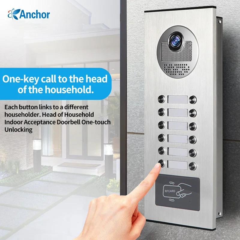 Units Intercom Systems For Apartment Buildings smart doorbell Hotel Doorbell System