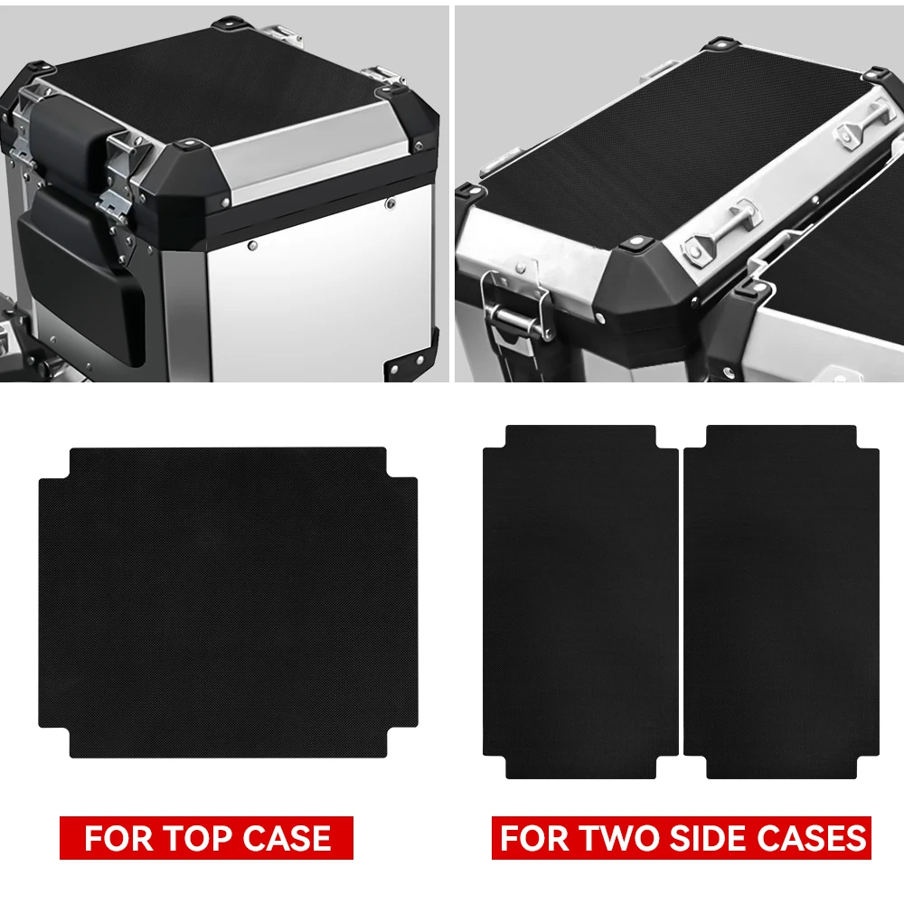 For BMW R1200GS LC Adventure R1250GS Motorcycles PVC leather Side Case Pads Pannier Cover Set Luggage Cases R 1200 GS.