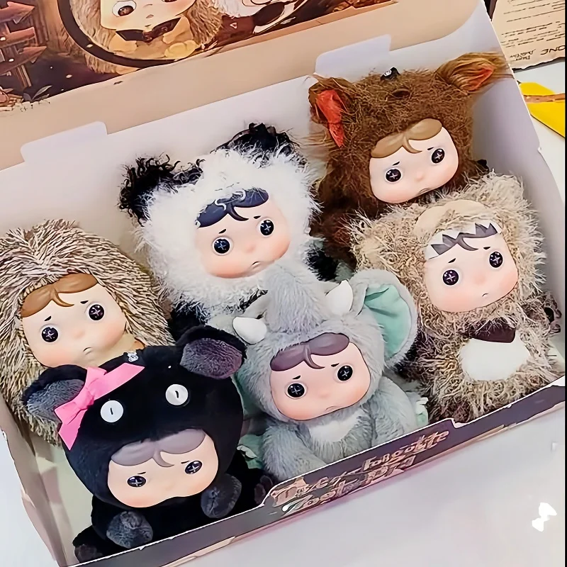 

Original Hyeone Daidai Forgotten Animal City Series Vinyl Plush Keychain Blind Box Trendy Collectible Cute Figurines Dolls Gifts
