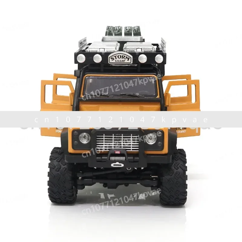 Radio-controlled car simulation model climbs off-road guards, front and rear lights, four-wheel drive off-road