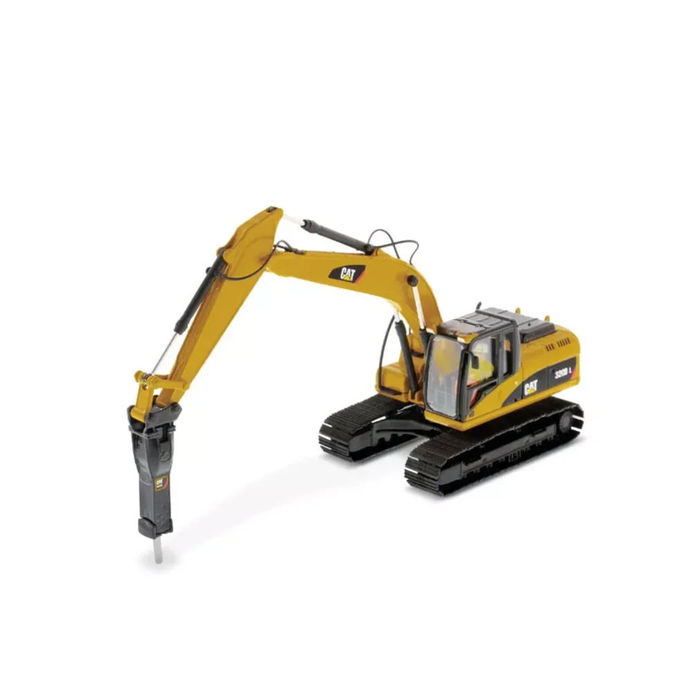 

1/50 DM 320DL - DieCast Excavator - Hammer Alloy Model Truck Scene Matching Toys Birthday Gift For Kids Boy (85280))
