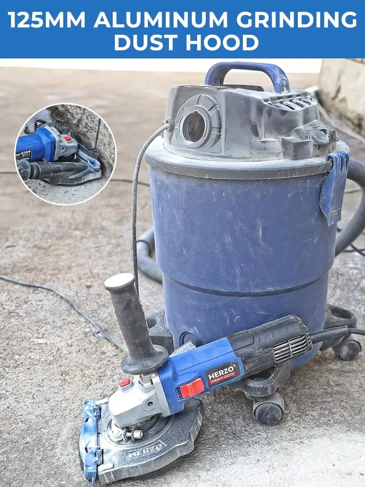 

125MM Aluminium Grinding Dust Shroud For Angle Grinder Dustless Protection With 125MM Grinding wheel