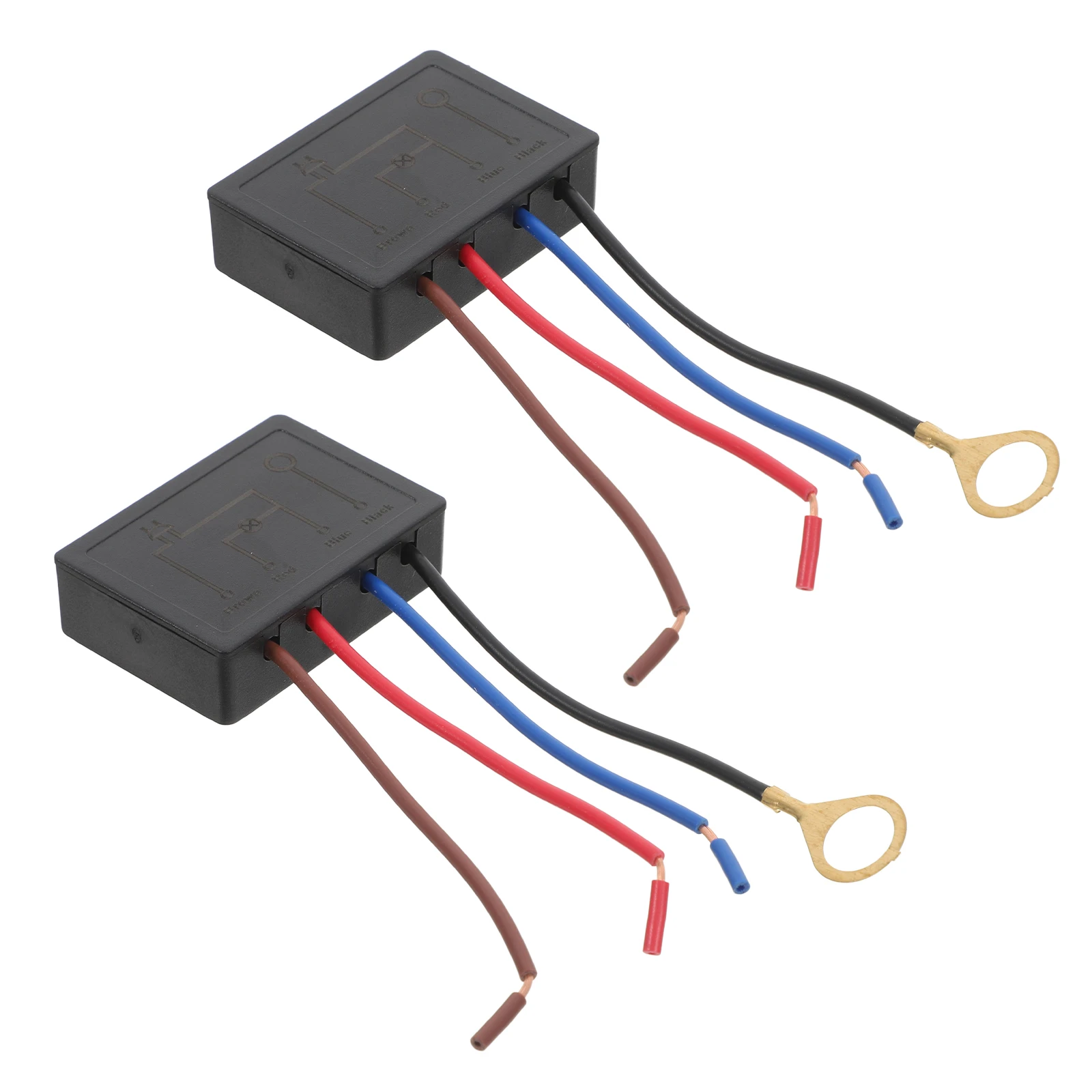

2pcs Touch Switch Light 4 Level Adjustable Lamp Table Accessories ABS Material Sensor Electrical Equipment