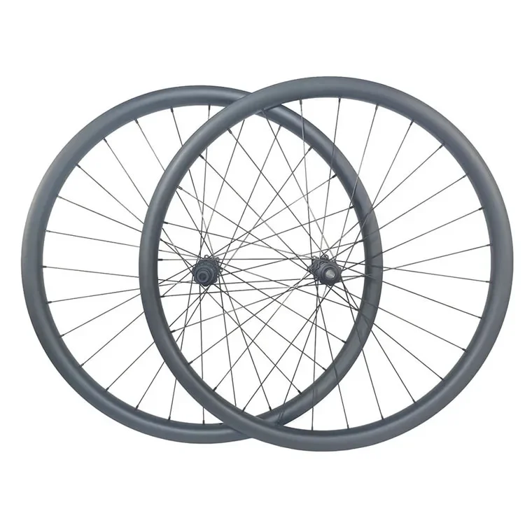 SoarRocs 27 Width 29er Carbon Mtb Wheelset DT240 6 Bolts Black Hub 28 Hole UD Matte Carbon Fiber Bicycle Wheels