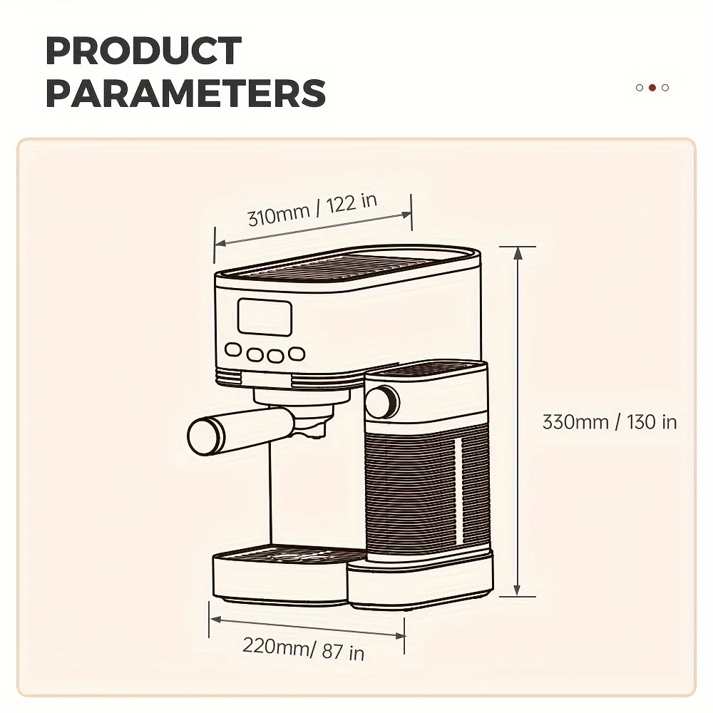 hibrew home coffee machineItalian Espresso Self-Cleaning Function For Home Office Use machine coffee돌체라떼