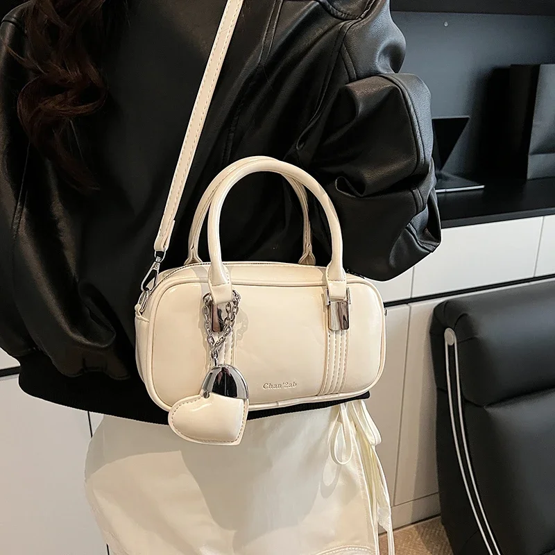 

Classic Women's Tote Bag Designer Leather Crossbody Handbag Elegant Shoulder Purse Luxury Ladies Stylish Messenger Brand