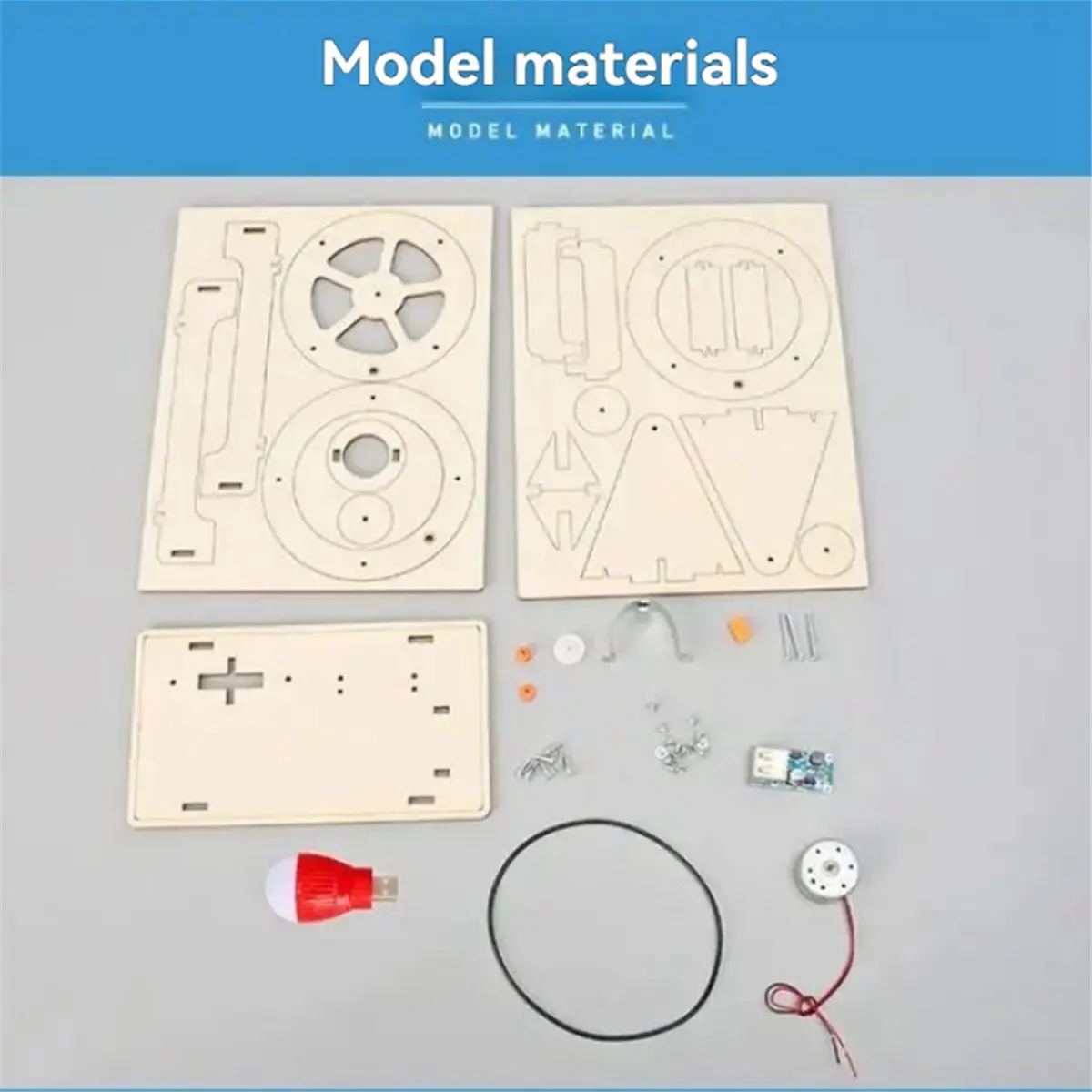 Oct Sale DIY Hand-Cranked Generator Kit Student Science and Technology Children'S Handmade Diy Material Pack Experimental Kit