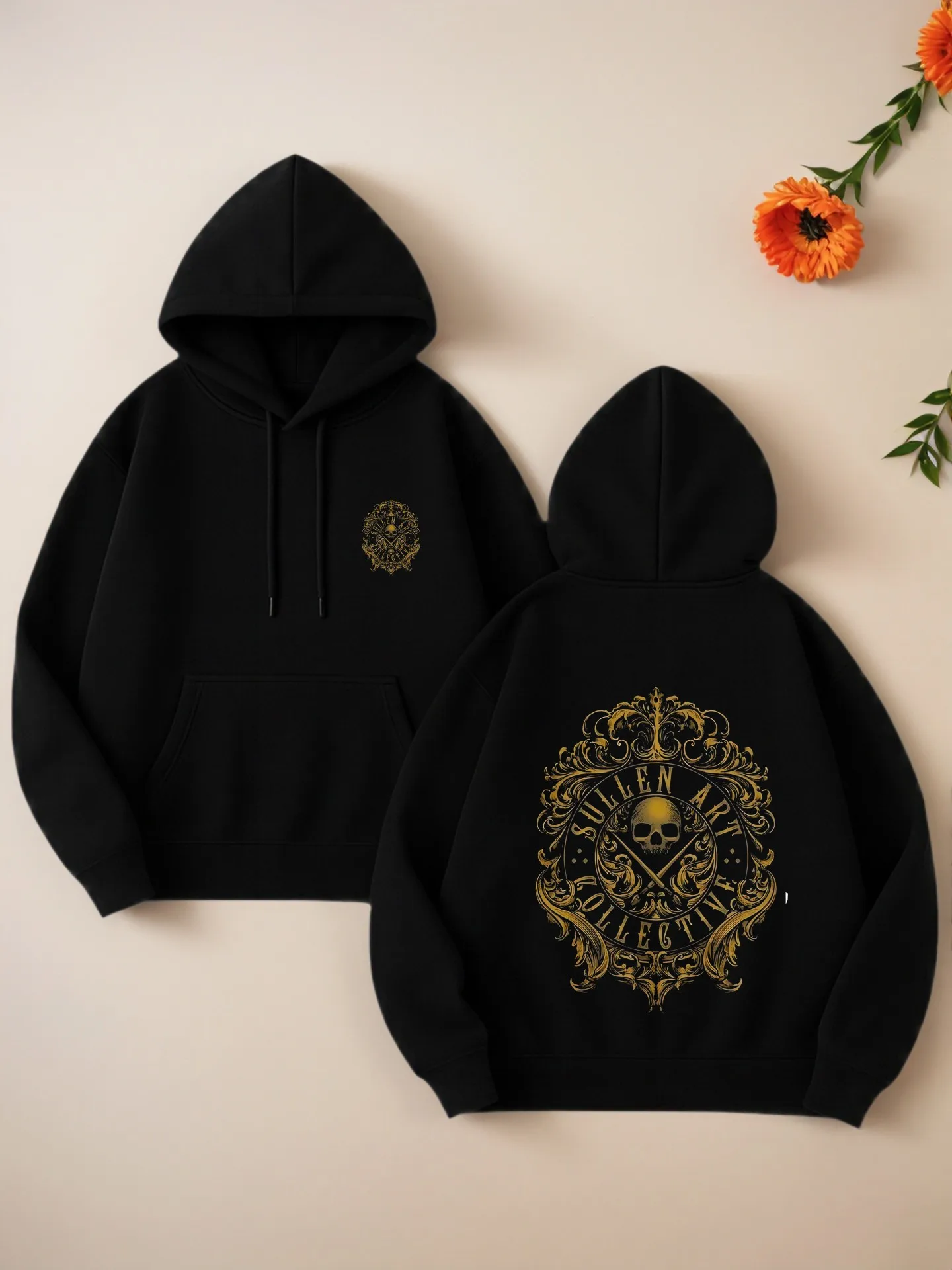 

Graphic Hoodie Women, Vintage Graphic Print, Streetwear Style, Soft Fabric, Casual Everyday Wear, For Young Men