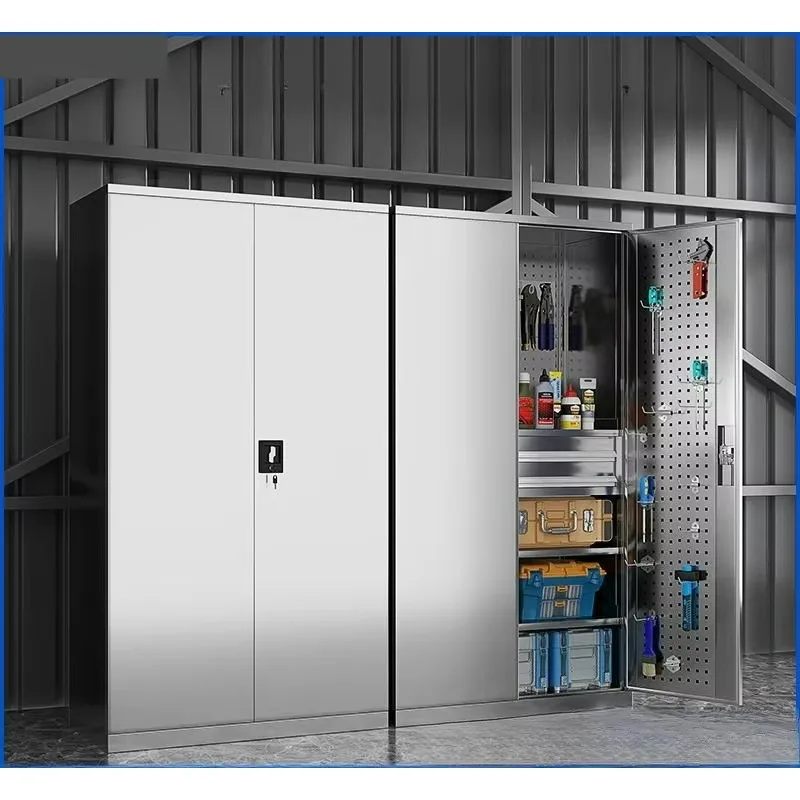 LTT Stainless Steel Heavy Tool Cabinet Hardware Parts Repair Storage Cabinet
