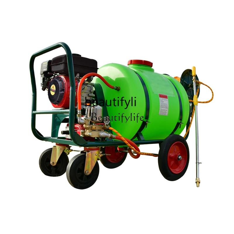 

Trolley-Type Hand-Push High-Pressure Agricultural Gasoline Power Sprayer