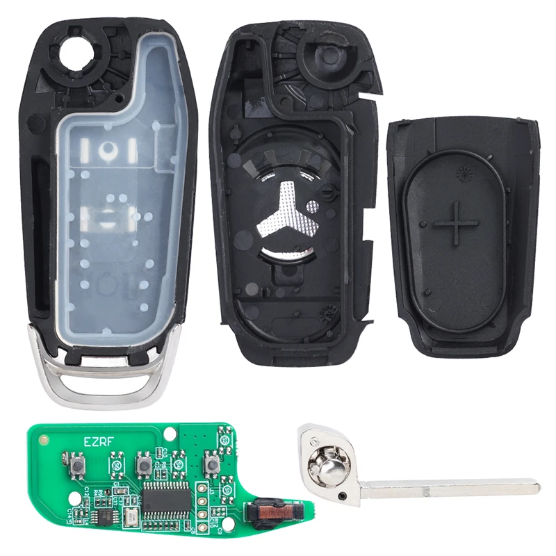 KEYECU 315MHz ID49 Chip N5F-A08TAA P/N: 164-R8130 Keyless Remote Key Fob for Ford F-150 F-250 Explorer Ecosport F450 2015-2023