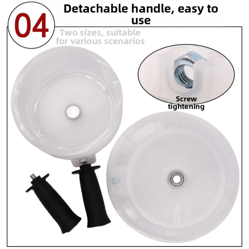 

1x Opener Dust Cover Drill Dust Cover Silicone Flexible Transparent Bottom Cover Cutting Tool Dust Covers