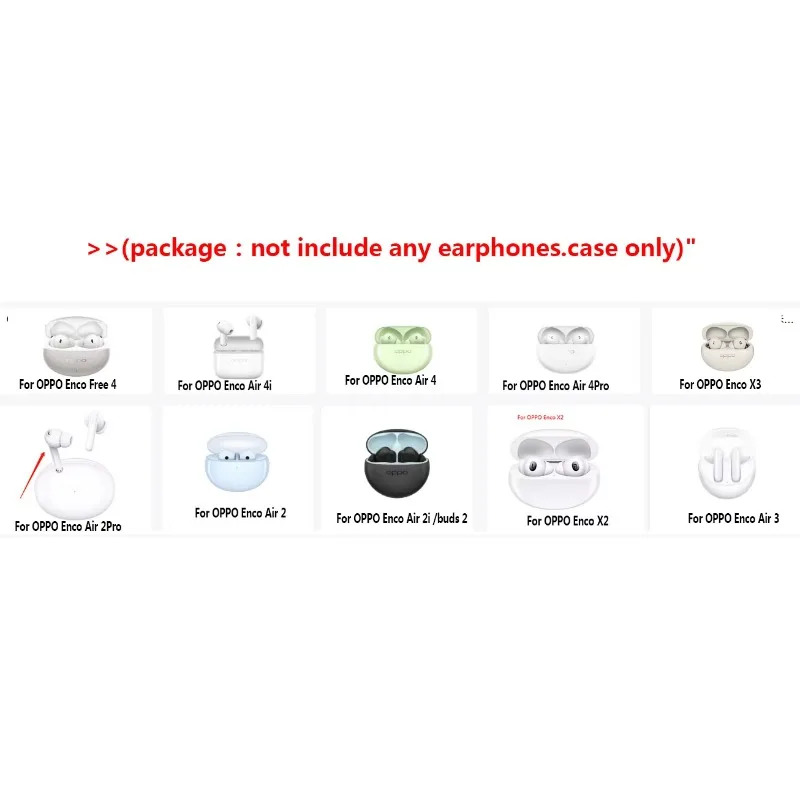 حافظة زهرة الكرز لهاتف OPPO enco Air 4 Pro /Air3 / Air2 حافظة من السيليكون الشفاف لهاتف OPPO Enco Air2 Pro غطاء سماعة الأذن