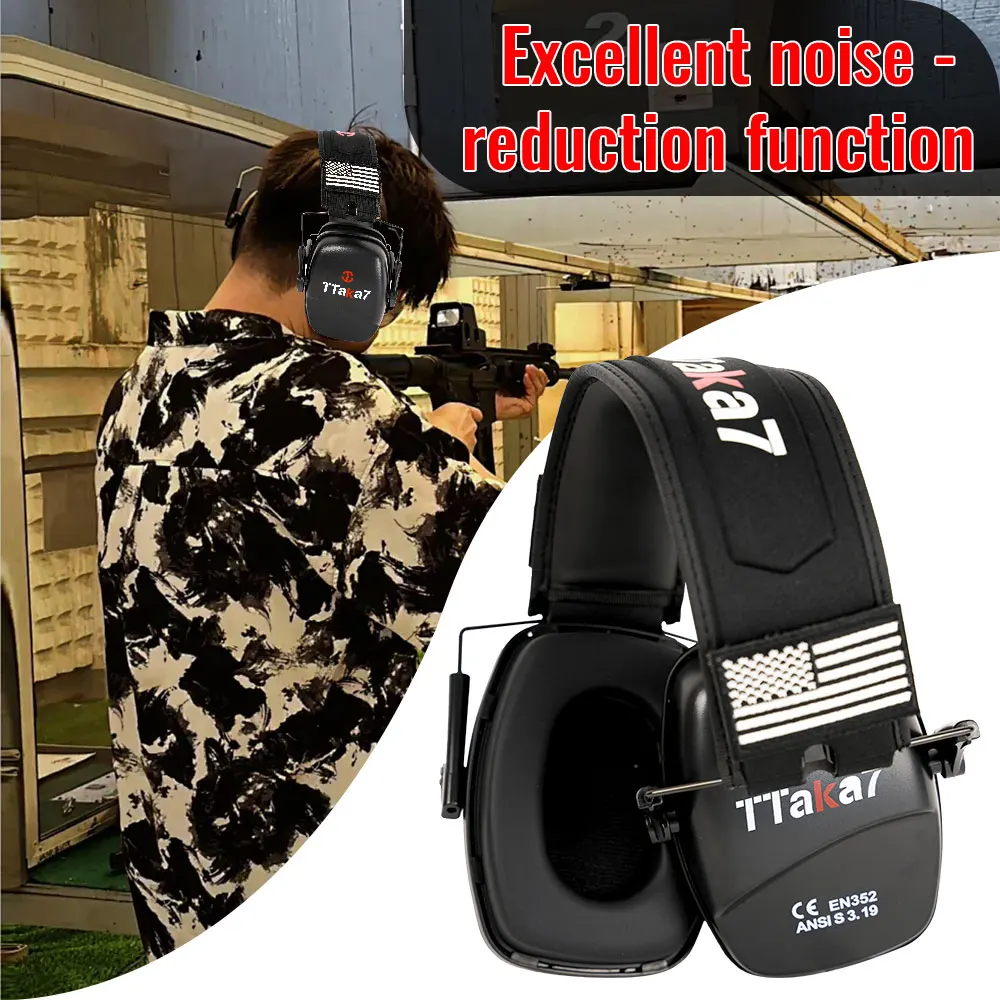 

Новинка 2026, активные наушники для стрельбы, защита слуха, защита ушей, шумоподавление, активные охотничьи наушники