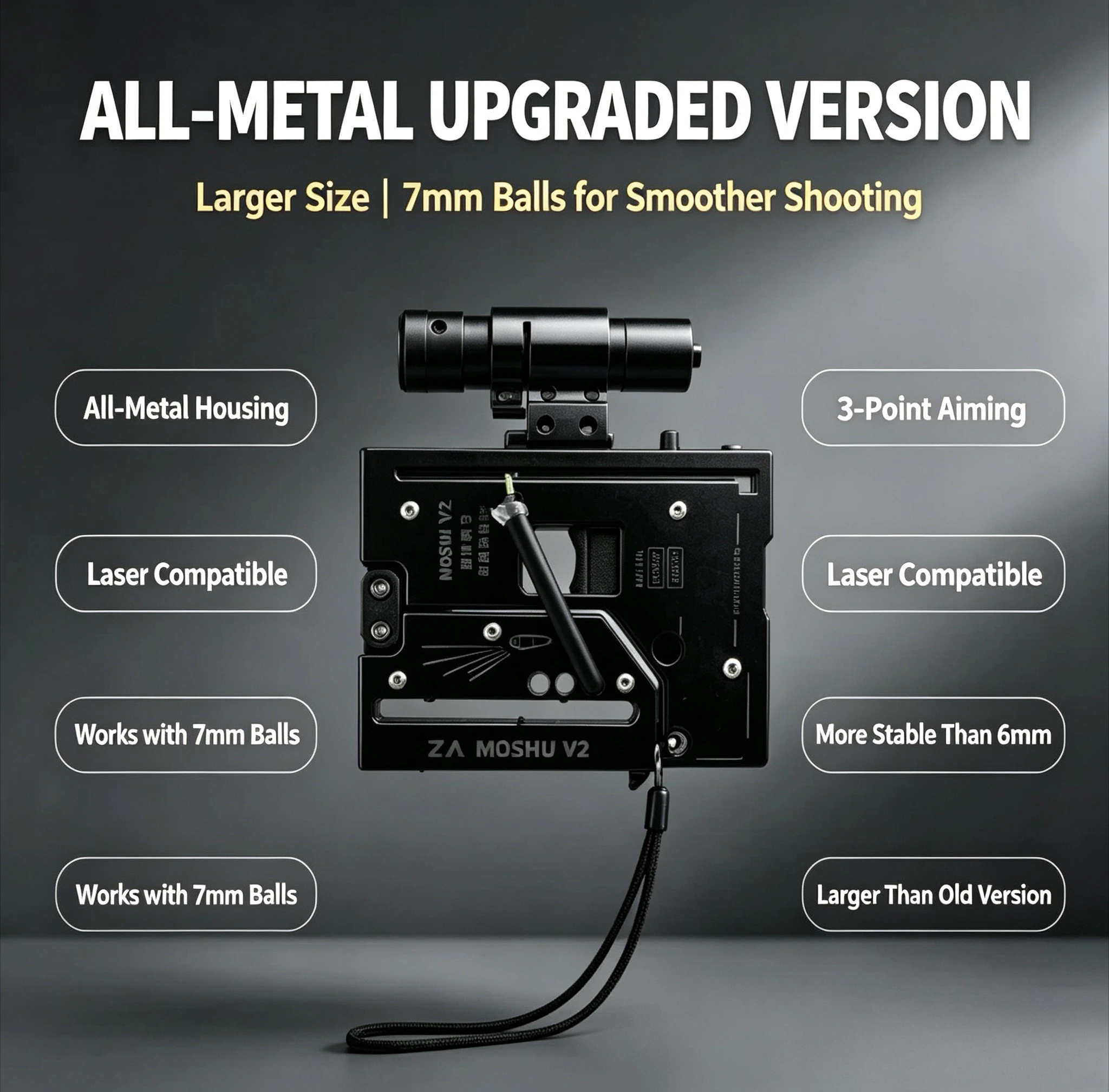 New Metal Laser Portable Folding Lightweight and Durable Pocket Outdoor Hunting Tool