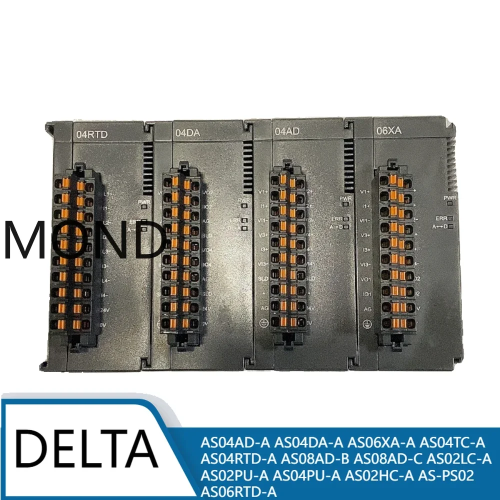 New AS04AD-A AS06XA-A AS04TC-A AS04RTD-A AS08AD-B AS08AD-C AS02LC-A AS04PU-A AS02HC-A AS-PS02 AS06RTD-A Delta Analog Module