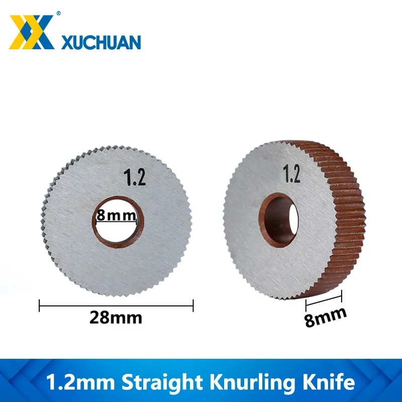 1.2mm Straight Knurling Knife Straight Line Knurling Wheel Inner Hole Embossing Wheel Gear Shaper Cutter CNC Lathe Tools