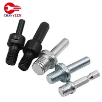 Drill Adapter Chuck Triangle Round Hexagon Conversion Connecting Rod M10 M14 for Grinder Polishing Discs Power Electric Tools