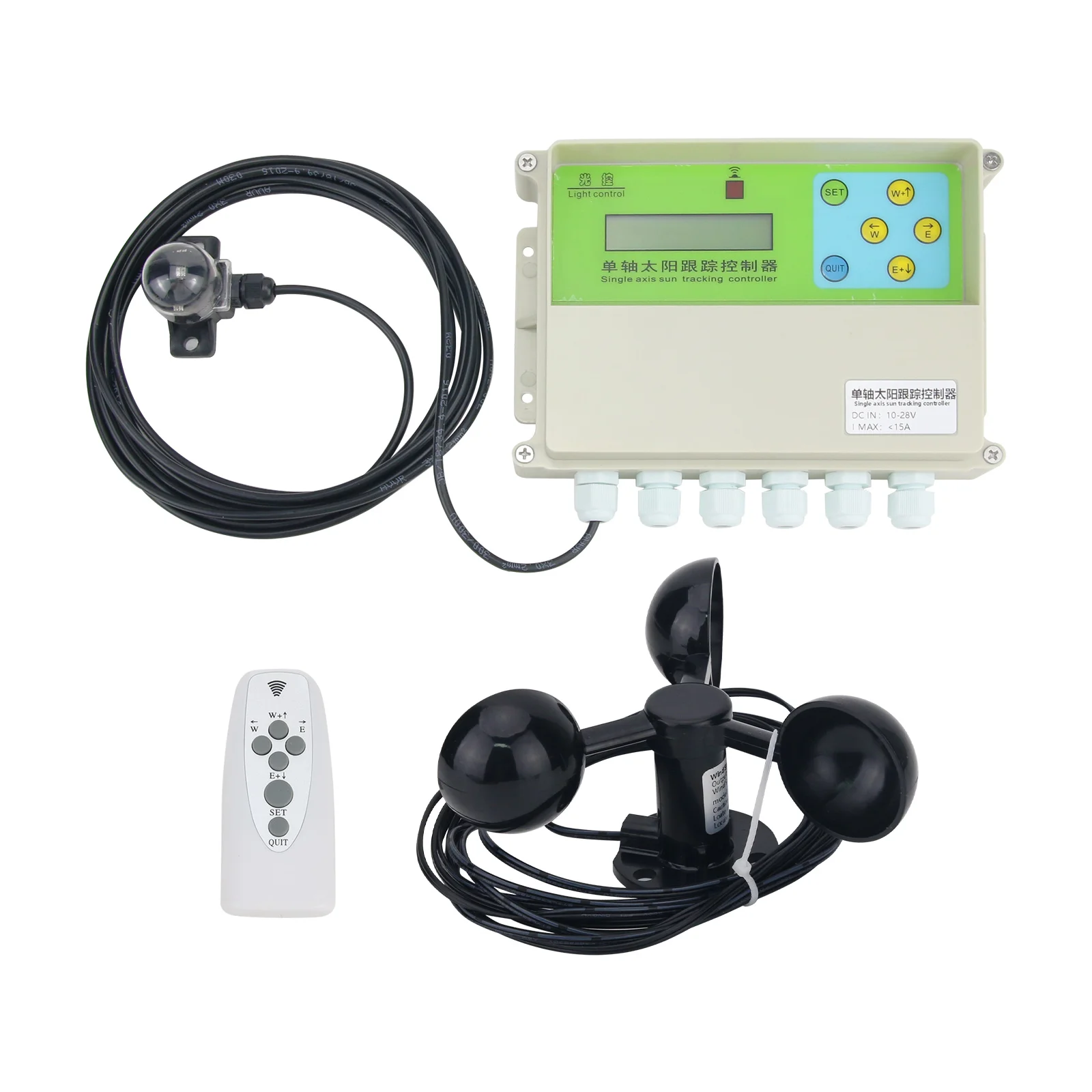 XMYC-1 High Current Single Axis Solar Automatic Tracking Controller Solar Panel Tracking System with Switch + Sensor