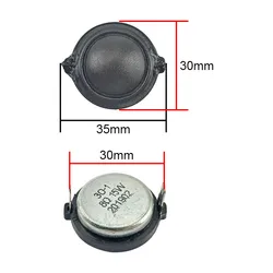 GHXAMP 30MM Dome Tweeter Speaker 8OHM 15W Home Car Silk Diaphragm Neodymium + magnetic fluid 1Pairs