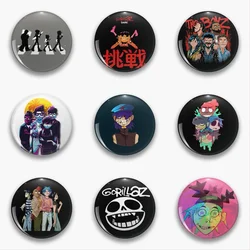 Gorillaz Pines  pins pin Gifts  Collar  custom broche pins shirt