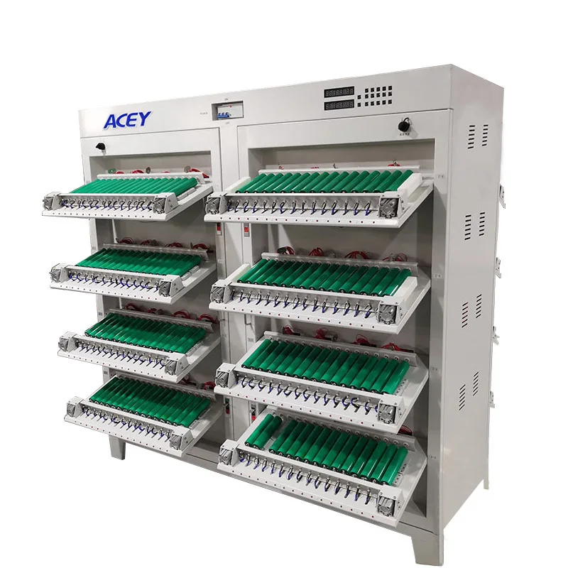 32140 33140 Cylindrical Cell Grading Machine 5V 10A 20A Lithium Cell Capacity Tester Charge and Discharge Machine