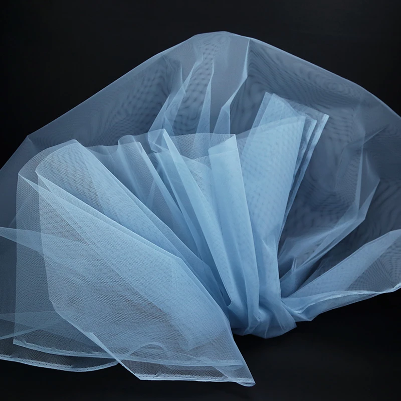 3 เมตรจัดแต่งทรงผม Hard ตาข่าย Tulle Gauze Designer ผ้า