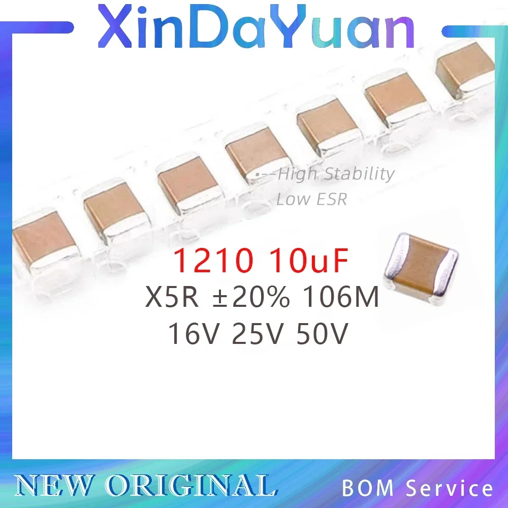 50Pcs 1210 10Uf 106…