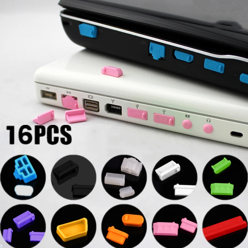Wtyczka przeciwpyłowa do notebooka Interfejs USB typu C HDMI Osłona przeciwpyłowa Pyłoszczelna zatyczka do akcesoriów do laptopów Zestaw zaślepek przeciwpyłowych
