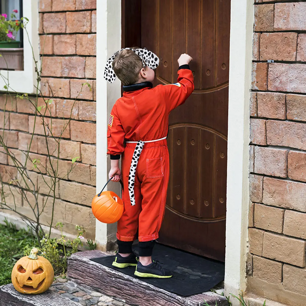 

1 комплект, комплект для косплея собаки, повязка на голову с собачьими ушками на Хэллоуин, галстук-бабочка, хвост, комплект, костюм для вечеринки в виде животного, реквизит для выступления на сцене, реквизит на Хэллоуин
