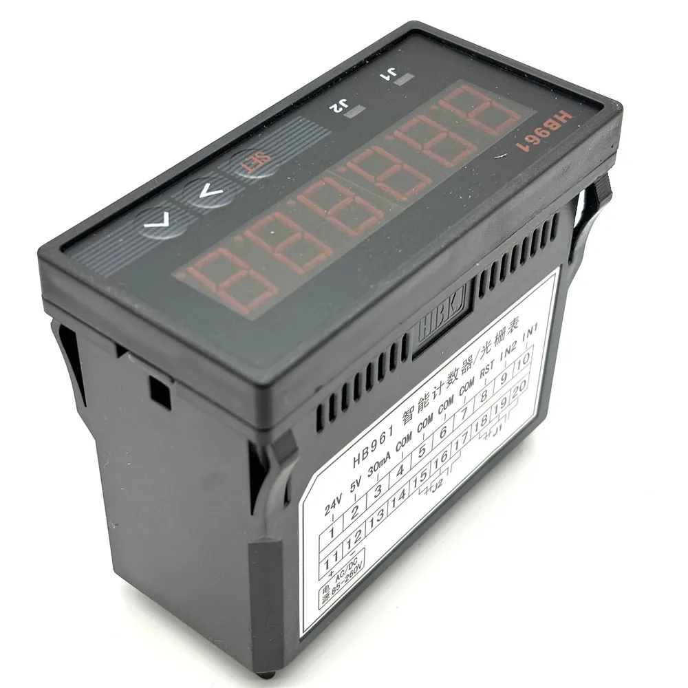 

HB961 Lcd Display Digital Led Counter HB961 Double Set Six Digit Counter Recognizable Phase Count Indicator