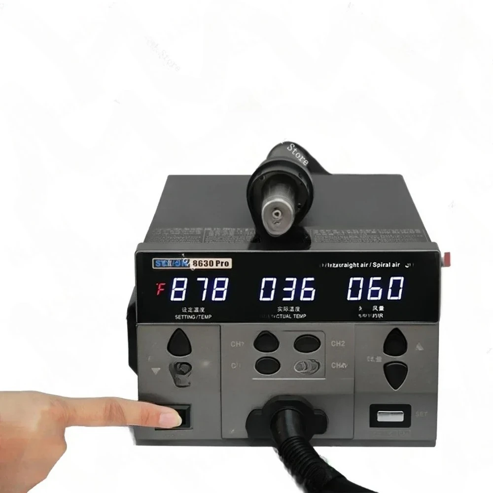 NEW Super September! SUGON 8630 pro hot air 1300 W mobile phone repair tool motherboard c BGA hot air soldering station