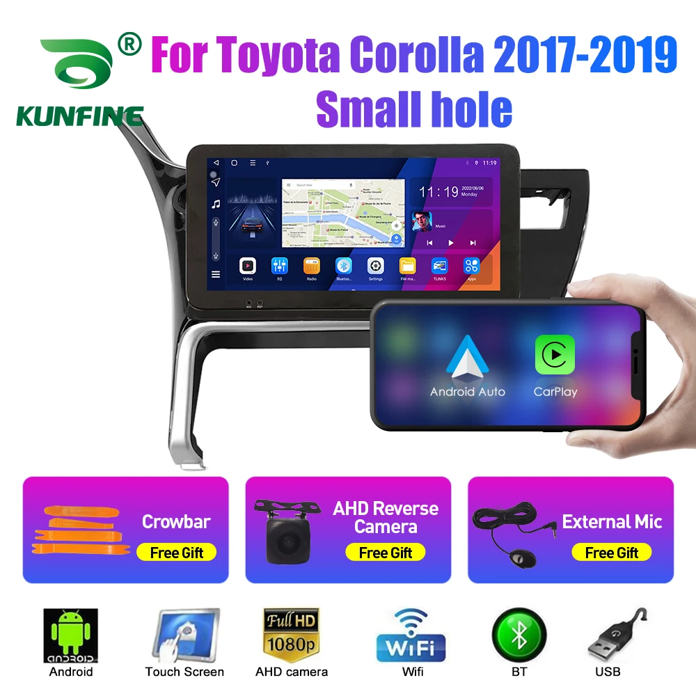 10.33'' Car Radio For Toyota Corolla/Levin Android Car Stereo DVD GPS Navigation Player Touch Screen Carplay Android Auto QLED