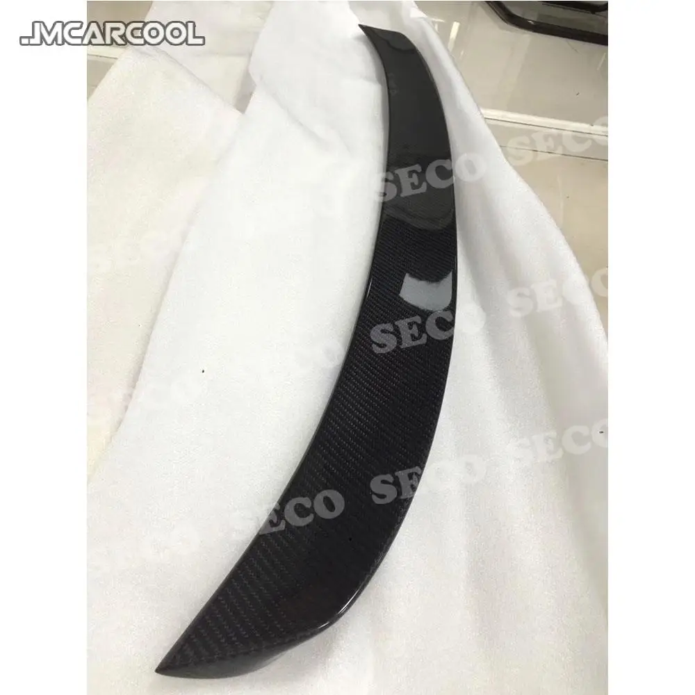 لسيارات BMW 5 Series G30 F90 M5 سيدان 2017 -2019 أجنحة سبويلر خلفية ألياف الكربون الجافة الجذع التمهيد الديكور الخارجي FRP طقم الجسم