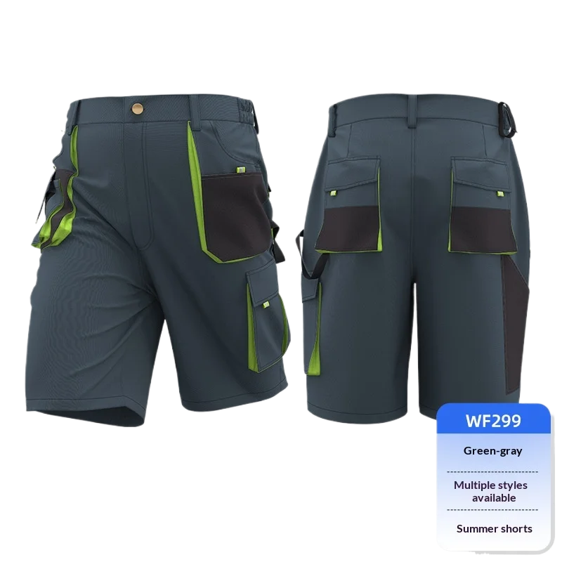 Men's-Work-Cargo-Shorts-Outdoor-Multi-Pocket-Wear-Resistant-Summer-Shorts-Durable-Working-Shorts-for-Men-Labor-Protection