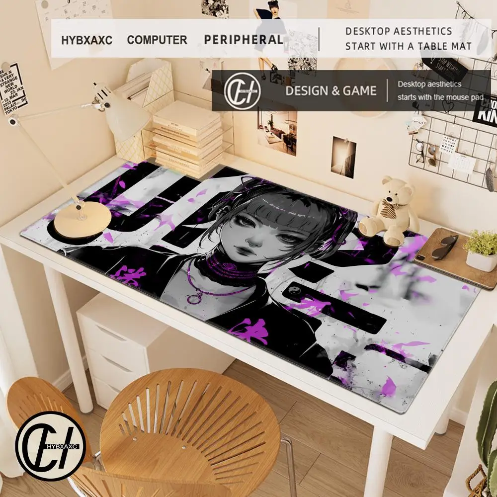 

Большой игровой коврик для мыши Dark Kazemi, аниме, коврик для мыши Akari, резиновый коврик для мыши, игровой профессиональный нескользящий коврик для клавиатуры, настольный коврик XXL