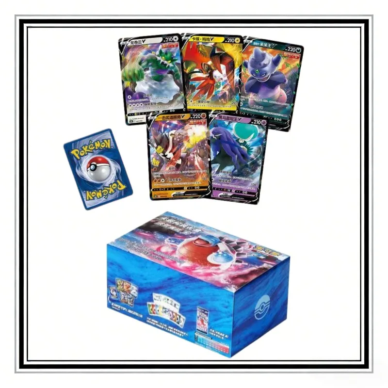 

Оригинальный набор дополнительных карт для карточной игры Pokémon PTCG 5.0 Jimao Construction Gift Box, коллекционные карты Pokémon, подарок для детей
