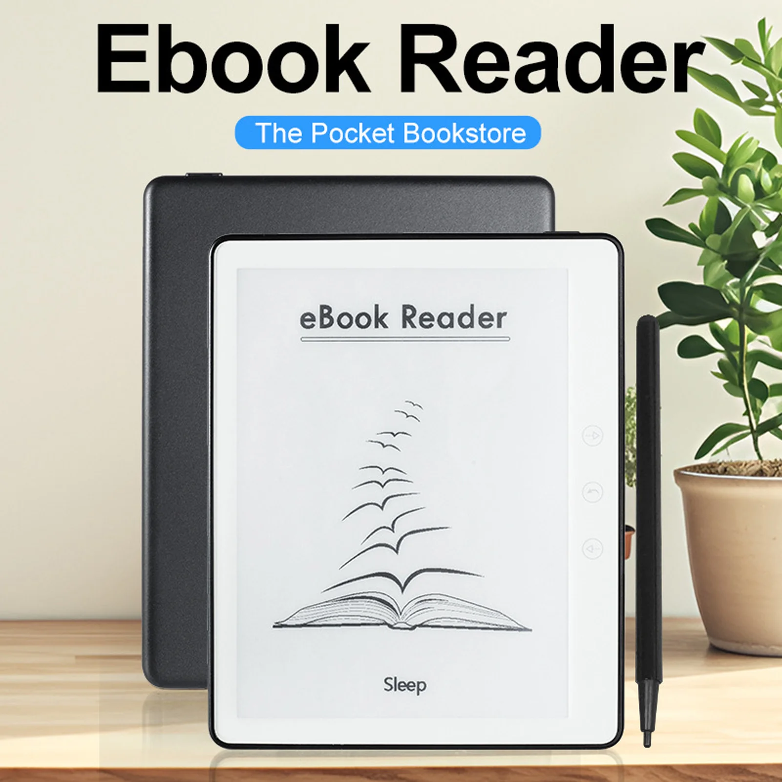 BK576 5.76 بوصة قارئ الكتب الإلكترونية المفتوحة لنظام أندرويد 8.1 1 جيجابايت 16 جيجابايت صديق للعين قارئ الكتاب الرقمي قارئ الكتب الإلكترونية