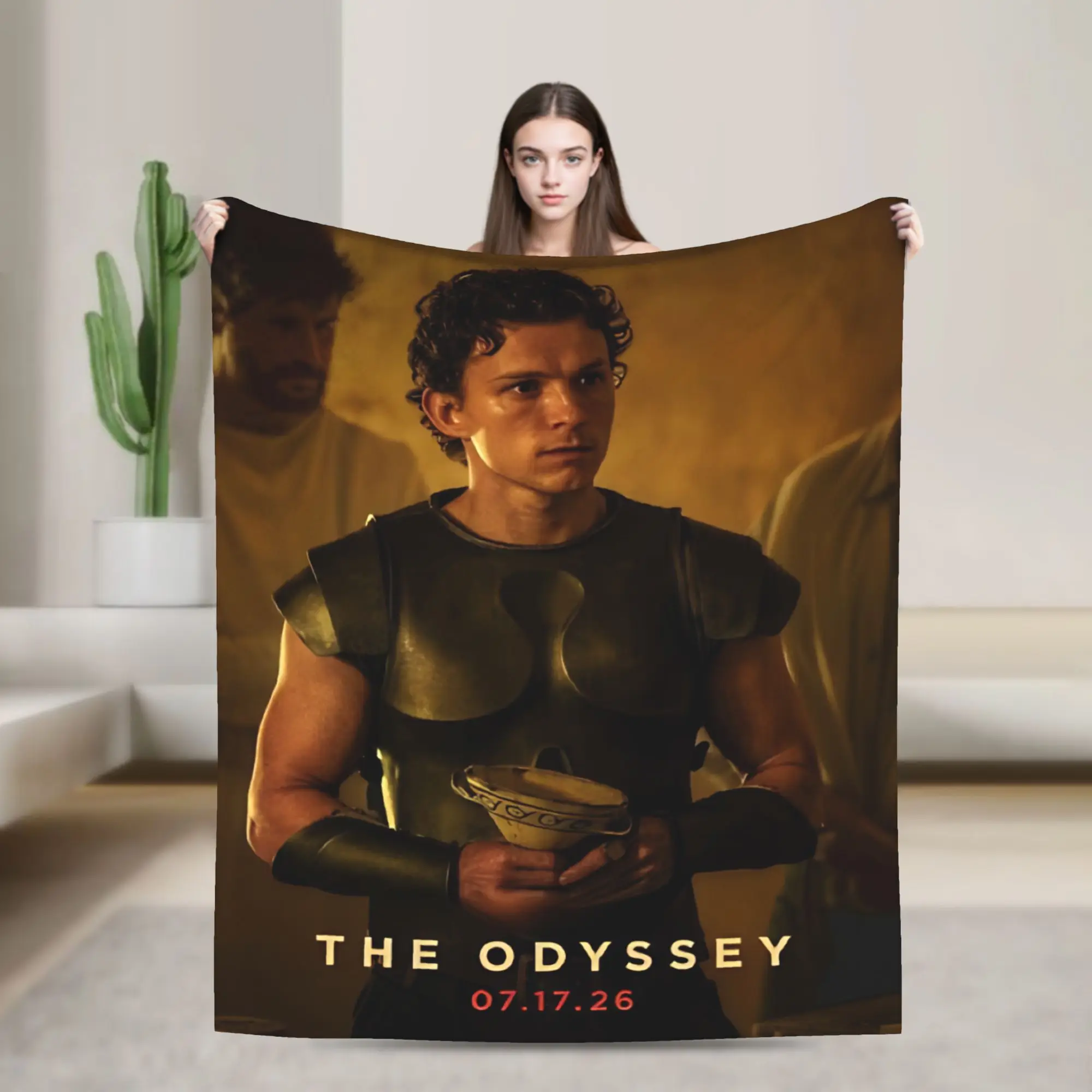 Novelty Design The Odysseys Movie 2026 Blankets Super Soft Fleece  Comfortable Throw Blankets Machine Washable