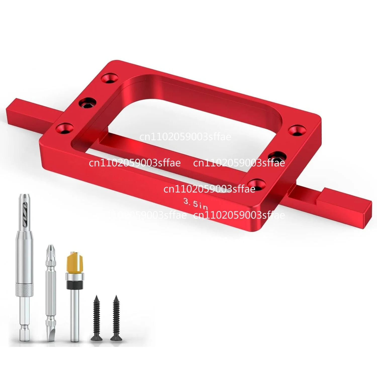 Aluminum Door Hinge Mounting Kit 3-1/2 "Fixed Size Door Hinge Clamp