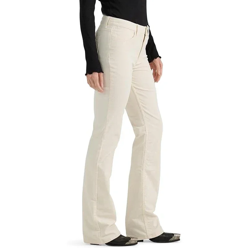 

Female Designer Straight Leg Jeans Women Chic Stretchy Denim Pants Lady Classic Fashion Beige Gray High Waisted Cheap Trousers