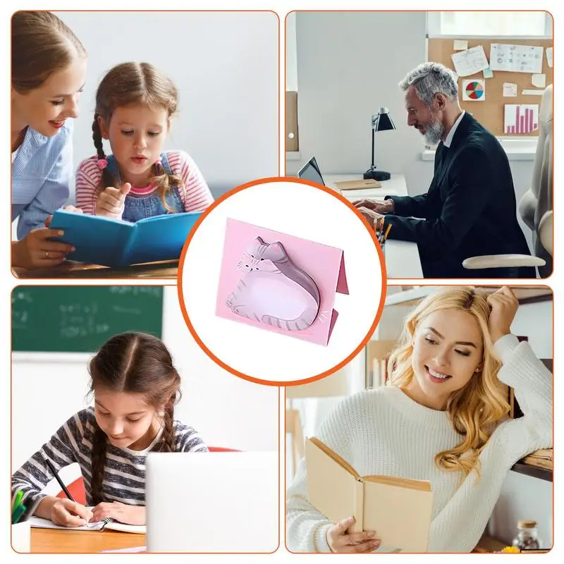 Cartoon Notes Pages Schools Offices Self-Stick Cartoon Memo Notes Study Essentials School Supplies For Coffee Table Workbook