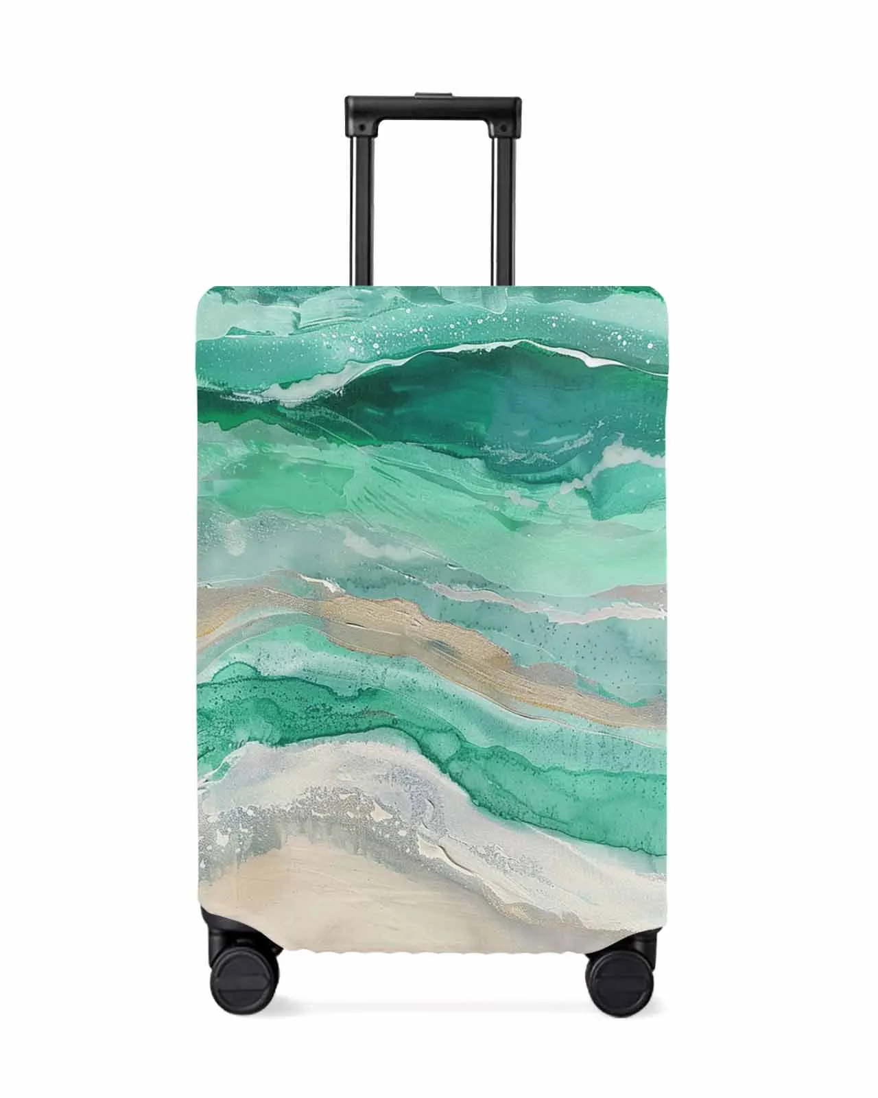 ocean-waves-and-beaches-luggage-cover-elastic-baggage-cover-for-18-32-inch-suitcase-case-dust-cover