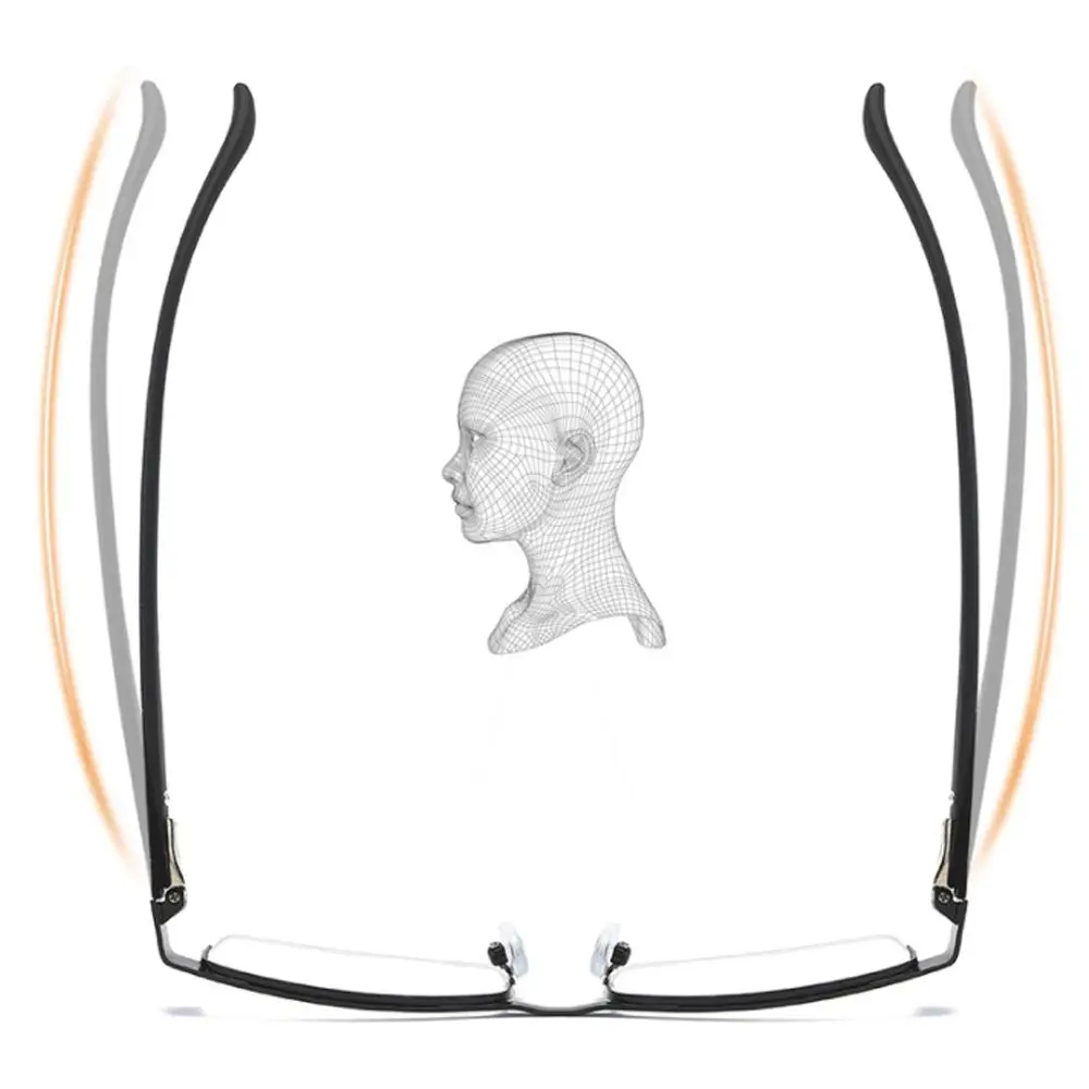 Męskie okulary ochronne Vintage Przenośne okulary przeciw niebieskiemu światłu Okulary komputerowe Ultralekka oprawka Biznesowe okulary do czytania