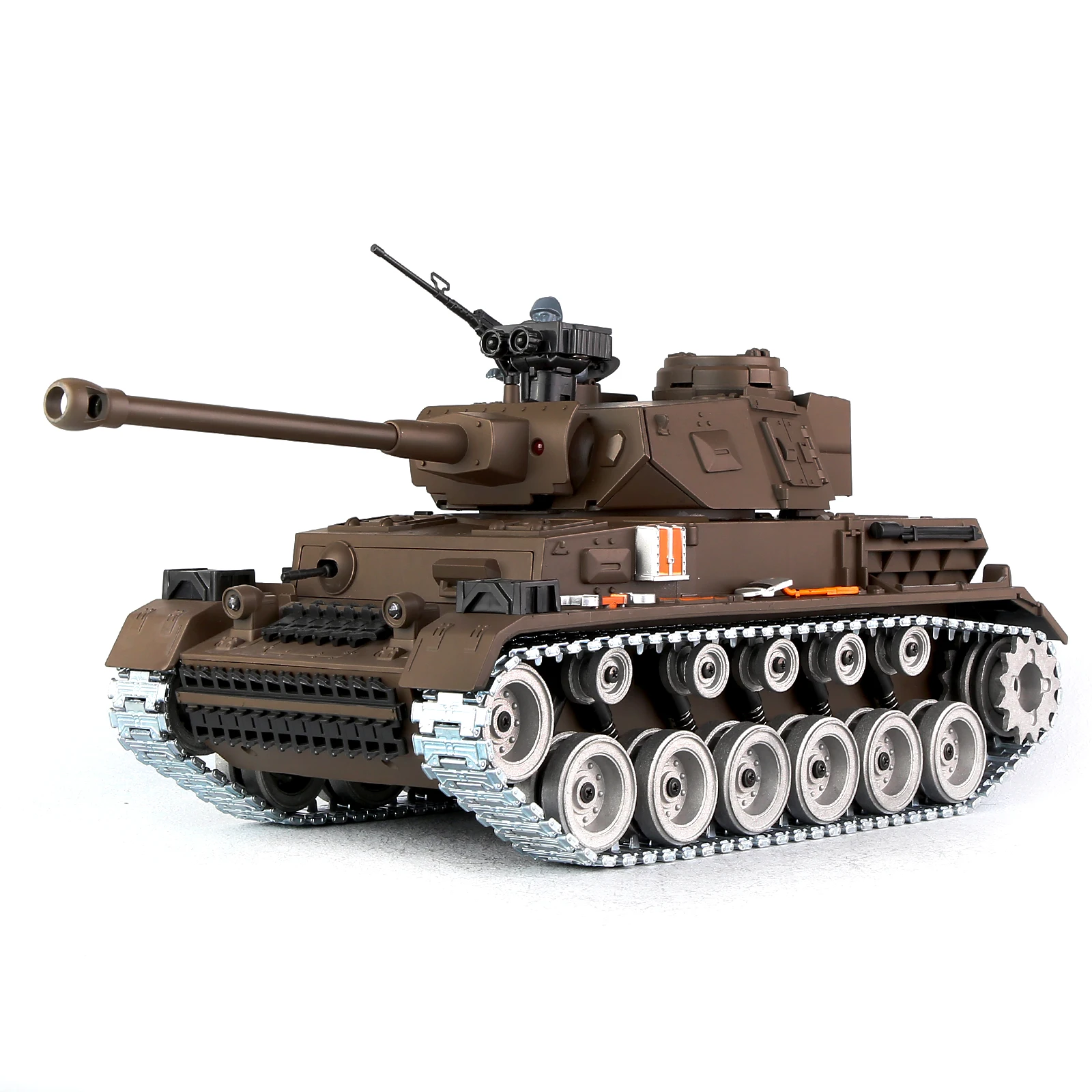 Coolbank RC Tank 1:18 Metal Tracks Remote Control Model Tank Toy German Panther IV Tank with Light & Sound Military Vehicle Boys