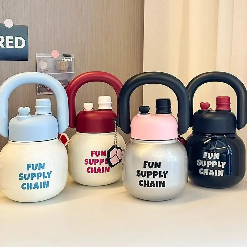 

Thickened High-Appearance Large-Capacity Dual-Drinking-Mouth Carryable Kettle with Tea 316 Stainless Steel Thermal Bottle