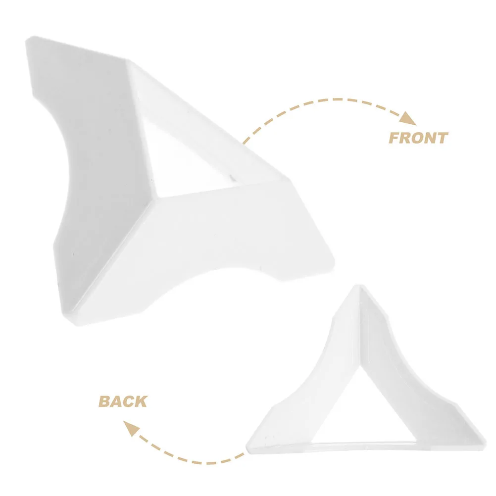 Soporte de exhibición de cubos de velocidad, Base triangular de plástico transparente para cubos de rompecabezas, exhibición de escritorio y ahorro de espacio, 30 Uds.